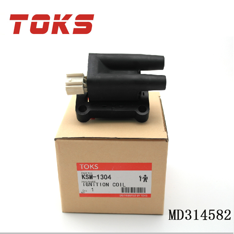 TOKS brands high quality ignition coil china wholesale parts car ignition system MD314582 for Japanese