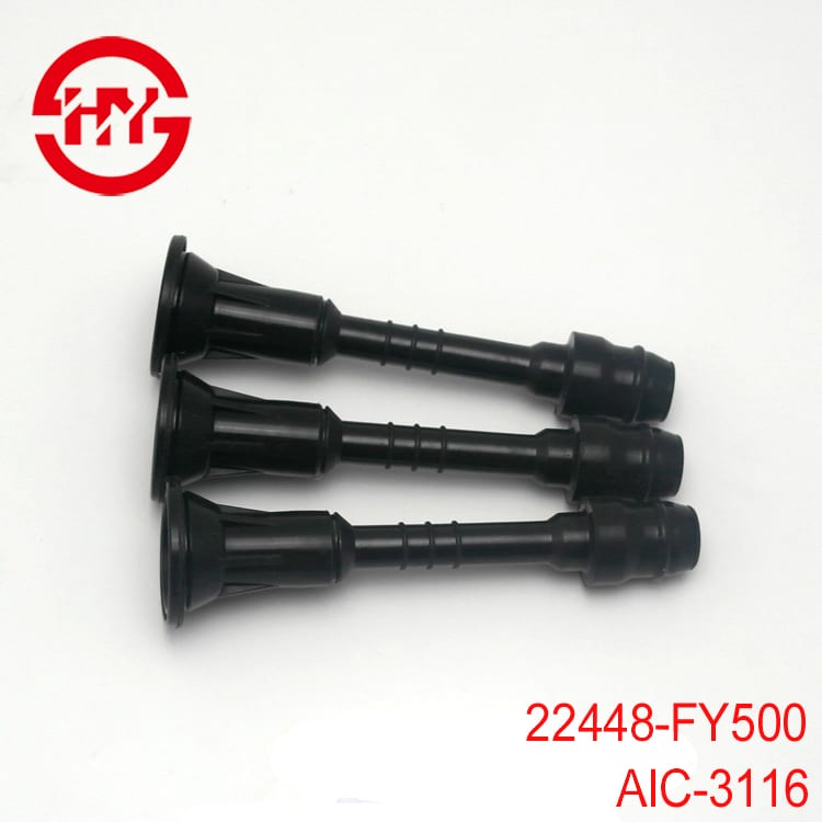 13.8cm PBT Ignition coil rubber sleeve TO-057 Ignition Coil Rubber Boot for Japanese car OEM 22448-FY500 AIC-3116