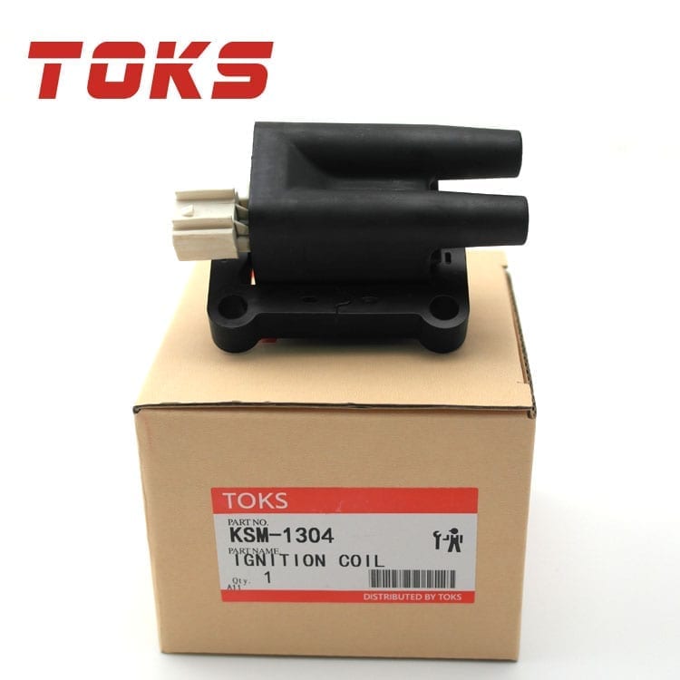 Genuine TOKS New High Performance Quality White connector Ignition Coil For V73 Oem MD314582